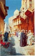 Arab or Arabic people and life. Orientalism oil paintings  413, unknow artist